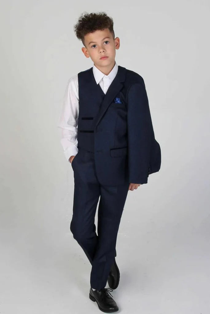 Black three piece suit for kids