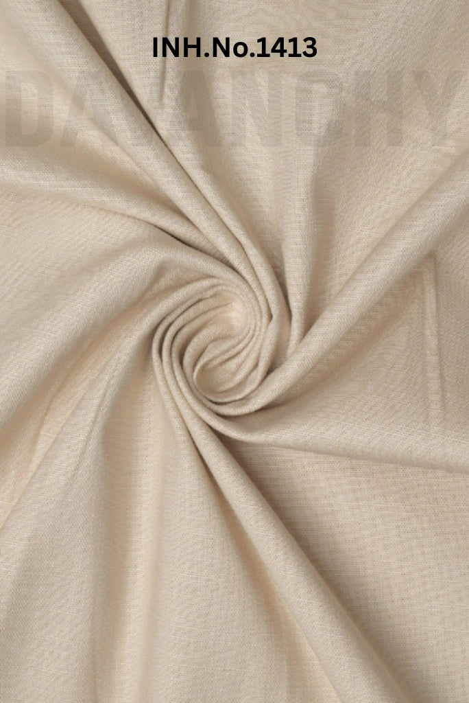 Cream Linen Fabric INH.No.1413