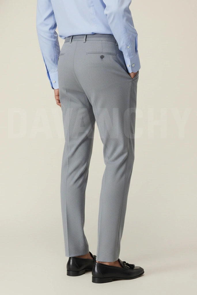 Men Office and Business Wear Stretchable Pant-Back
