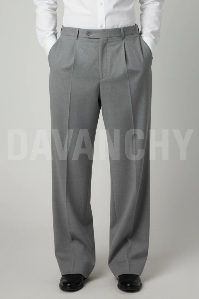 Men Premium Loose fit Grey Pant-Front