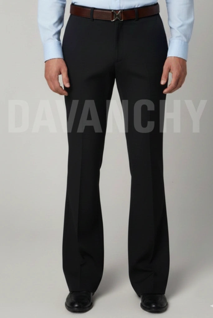 Men Premium Formal Bootcut Pant for Men-Front