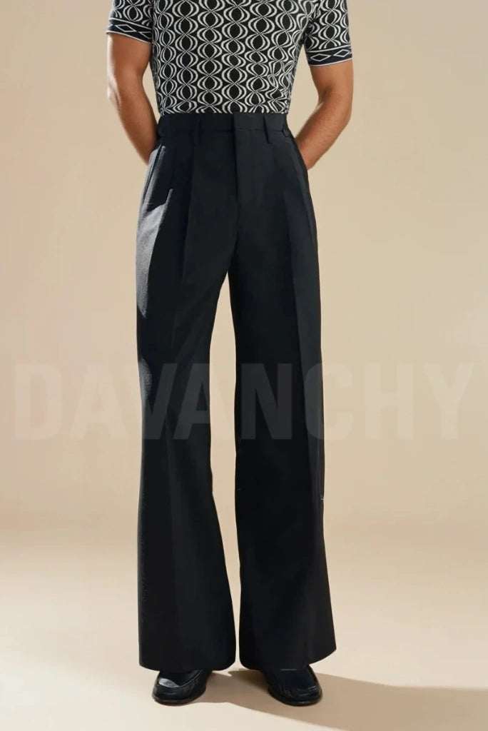 Premium Loose Fit Formal Flare Pant for Men-Front