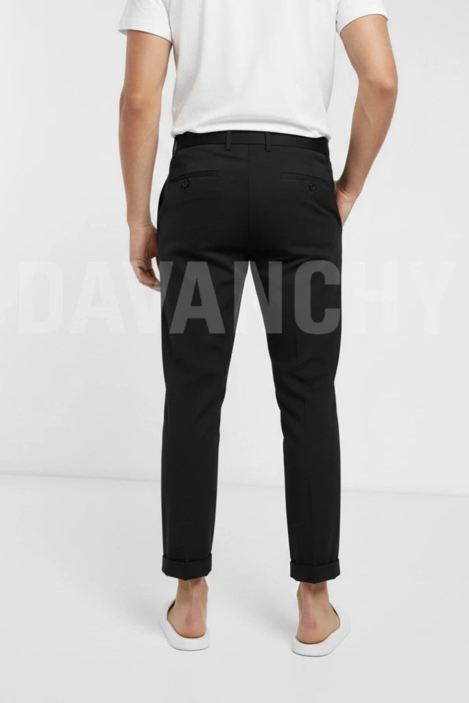 Men ankle length casual pant-Back