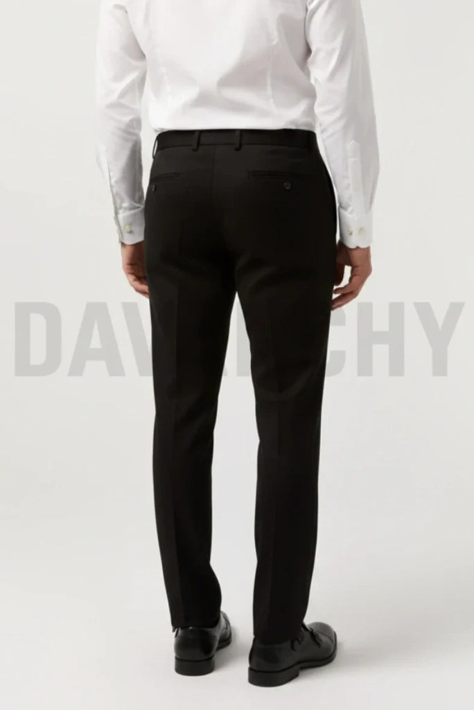 Premium Formal Black Dress pant for Men-Back