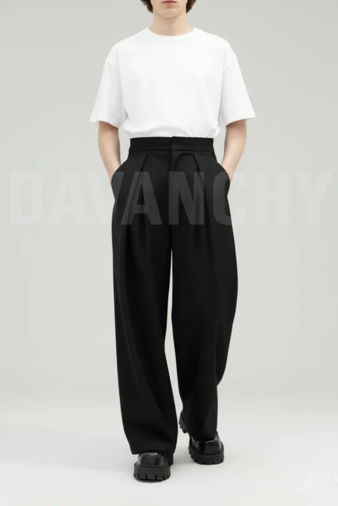Premium Italian Style Flare Trouser-Front