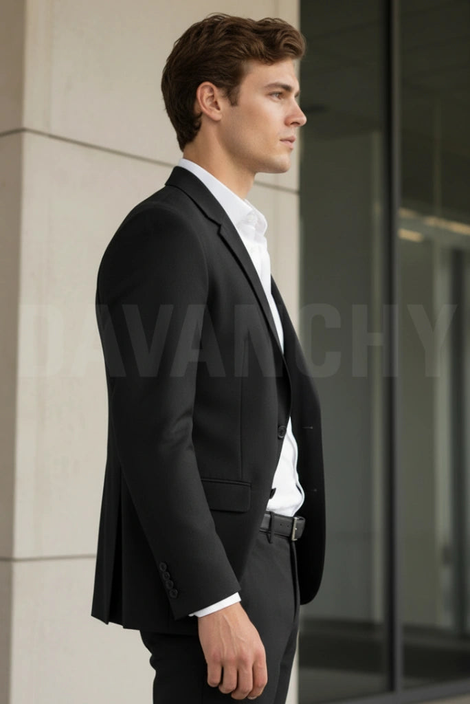 Mens business blazer-Side