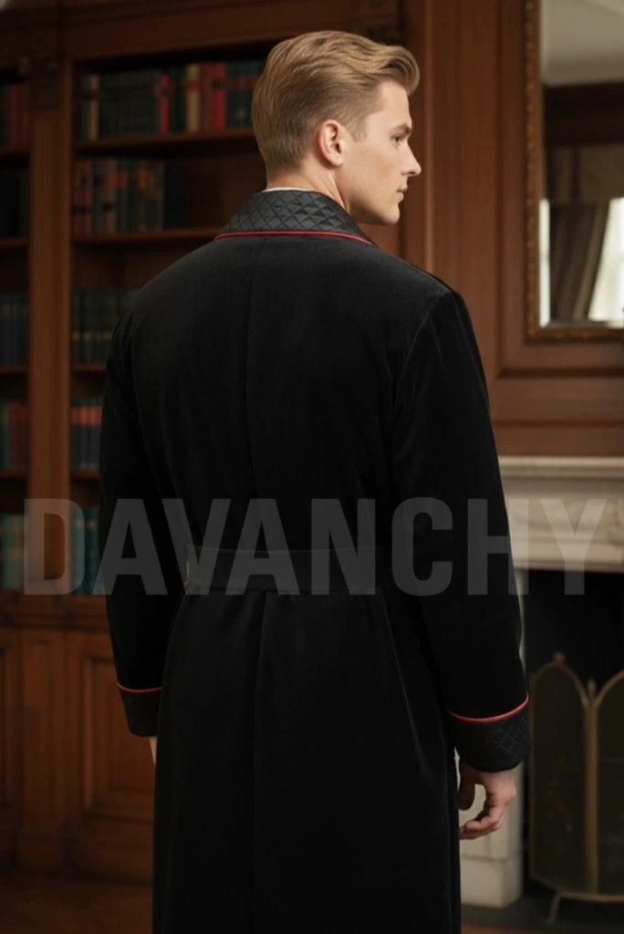 Winter Velvet Robe-Back