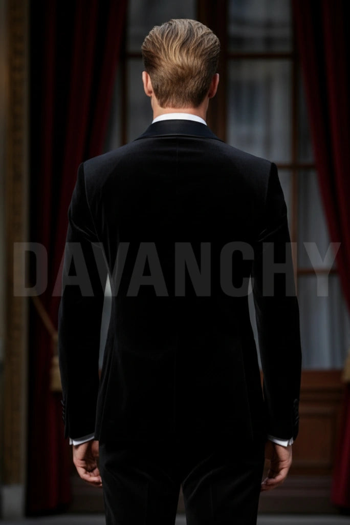 Wedding and Formal Events Wear Premium Tuxedo Jacket-Back