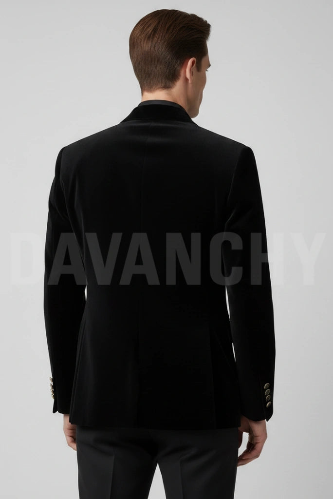Party Wear Blazer Men-Back