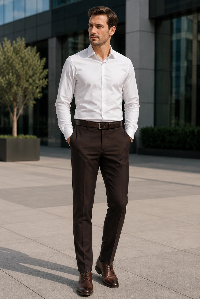 Men wedding and premium formal pant-Front