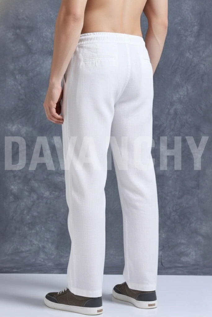 Casual Linen Trouser for Men-Back