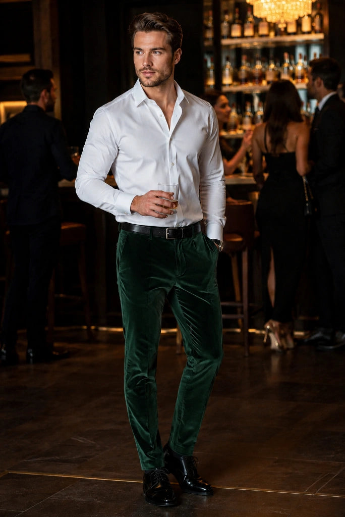 Men Premium party wear trouser for men-Front