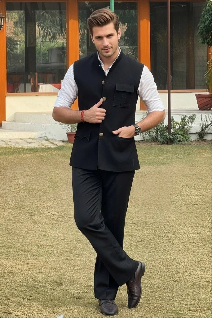 MenHunterJacketBlackDVY-Front
