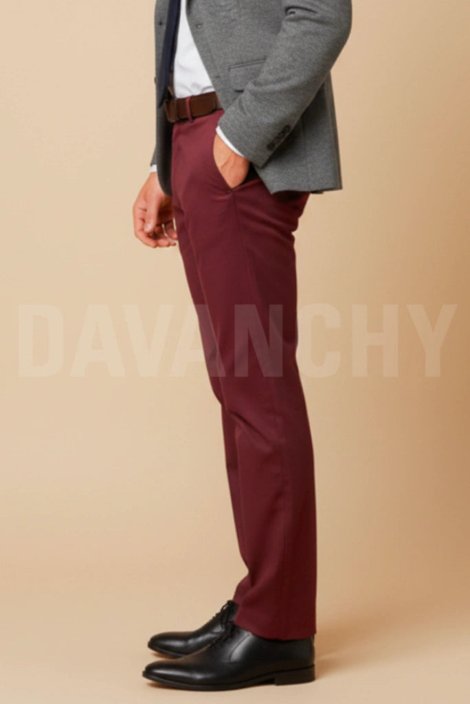 Men wedding wear tailored trouser-Side