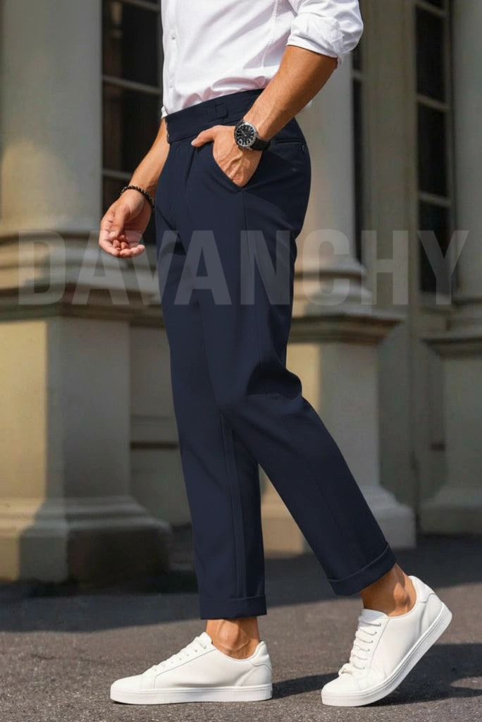 Premium Front Pleated Formal Trouser for men-Side