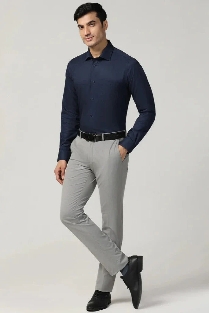 Formal Wear Shirt and Pant Set for Men-Side