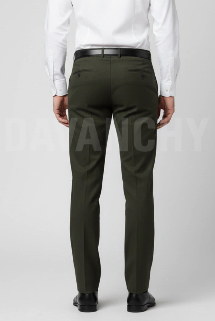 Daily Office Wear and Business Wear Trouser-Back