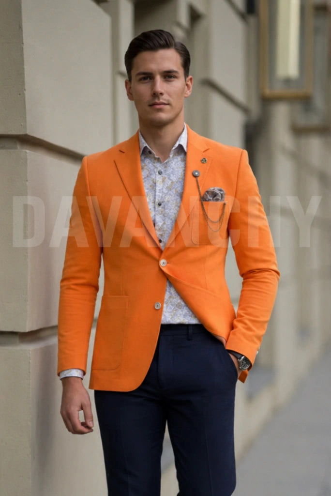 Mens beach party wear blazer-Front