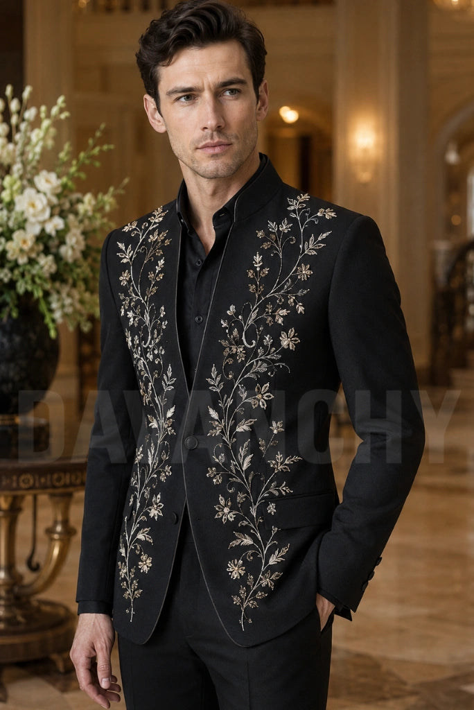 Luxury groom wear blazer for wedding-Front