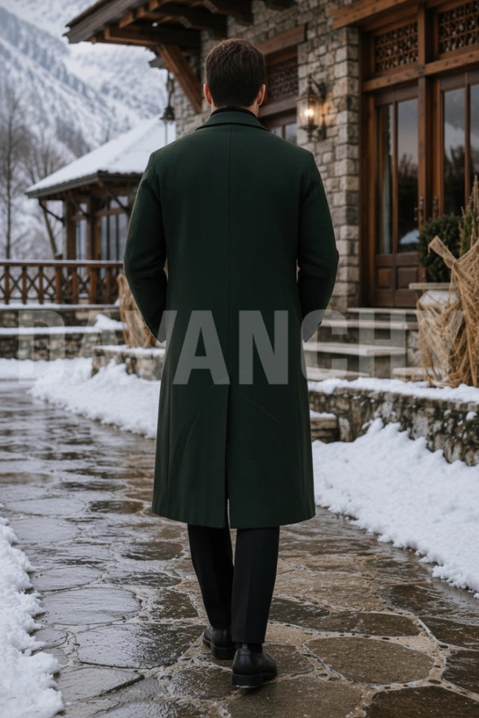 Premium Outerwear Formal Tweed Jacket-Back