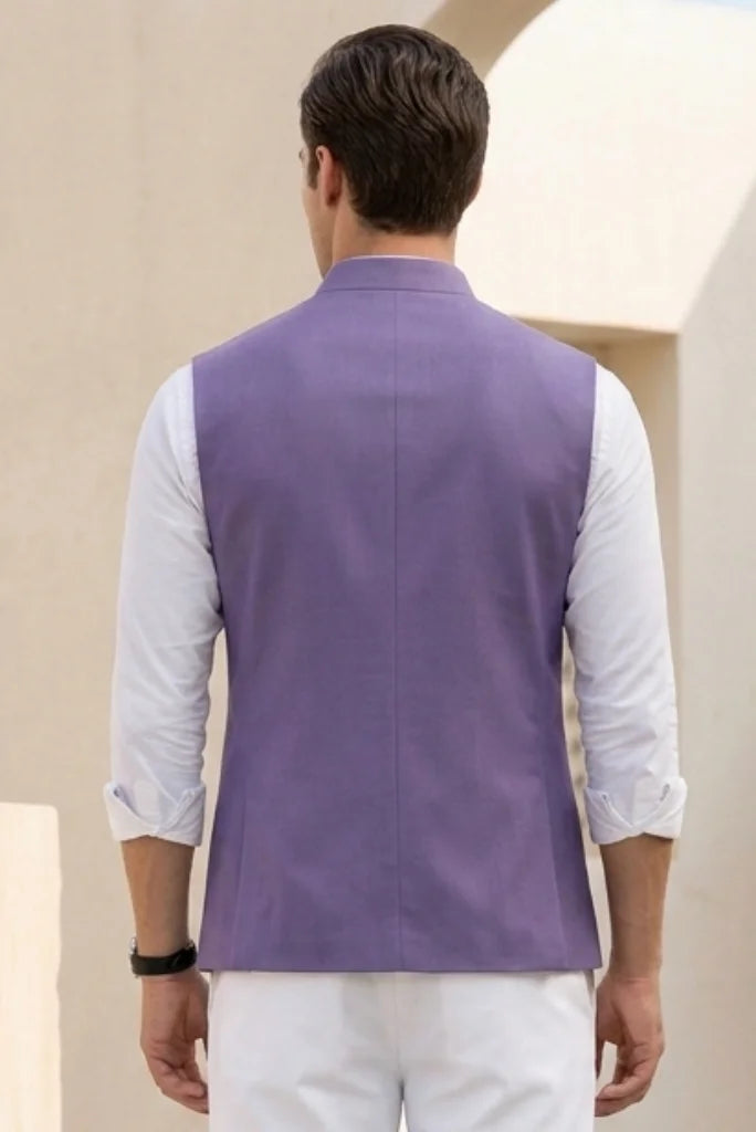 Sleeveless Jacket For men Back