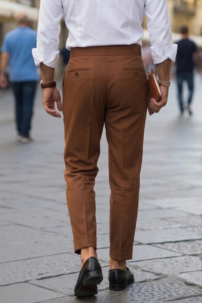 Business and Upscale Events Wear Gurkha Pant-Back