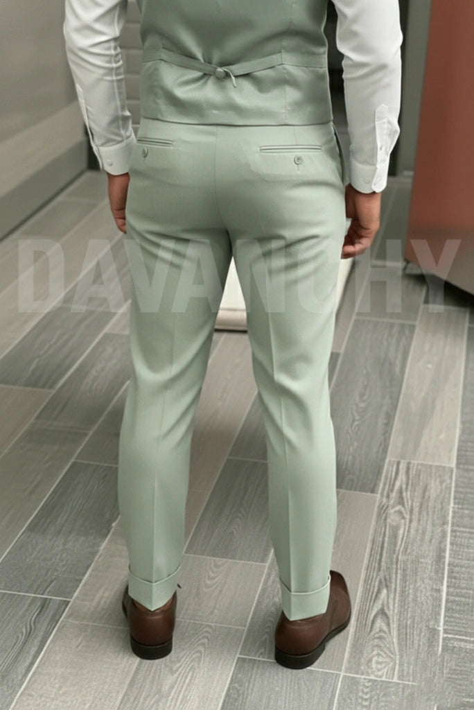 Premium Wedding and Business Wear Dress Pant-Back