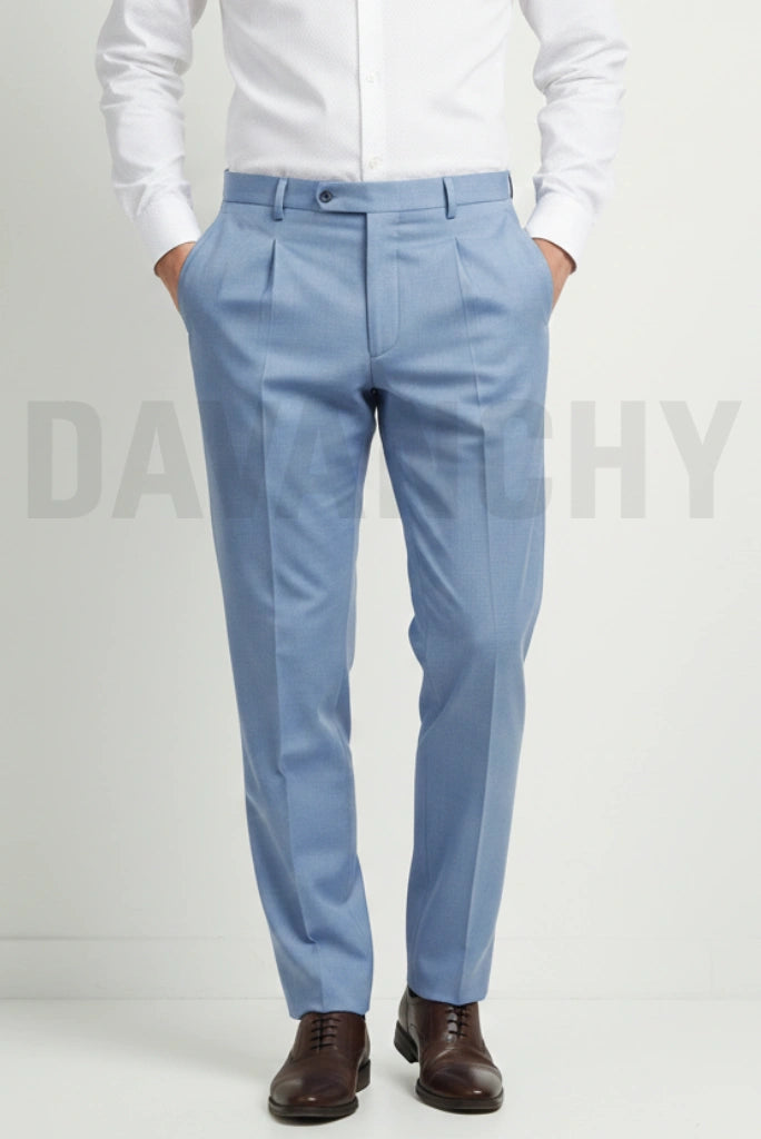 Premium Formal and Casual Wear Pleated Pant-Front