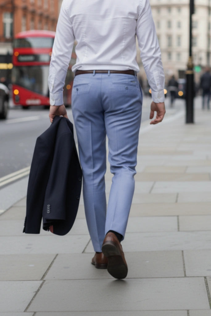 Evening Gatherings Party Wear Formal Trouser for Men-Back
