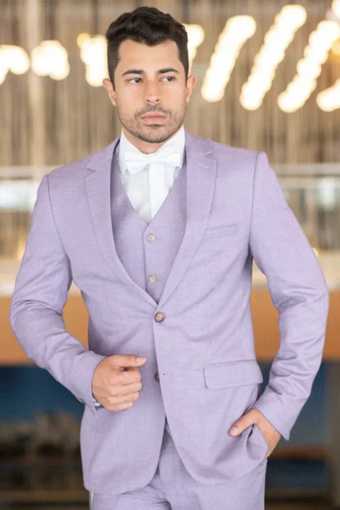 Men Stylish Party Wear and Wedding Suits  (Front)