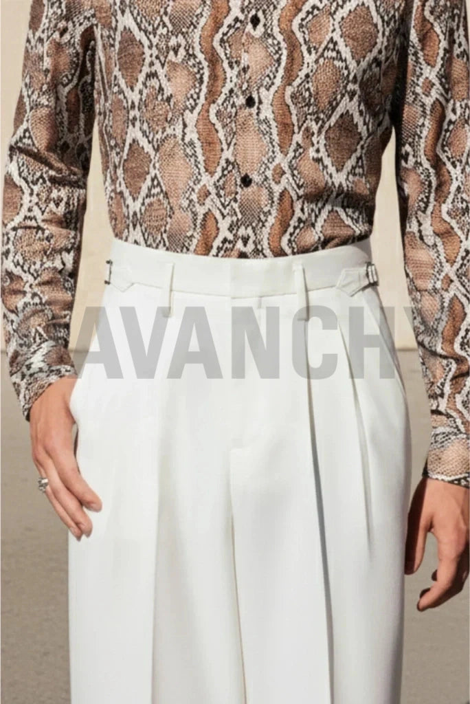 Classic flared bootcut style pant-Front