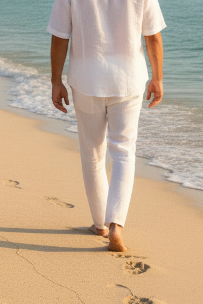 Casual Formal Pant Beach and Outing Wear-Back
