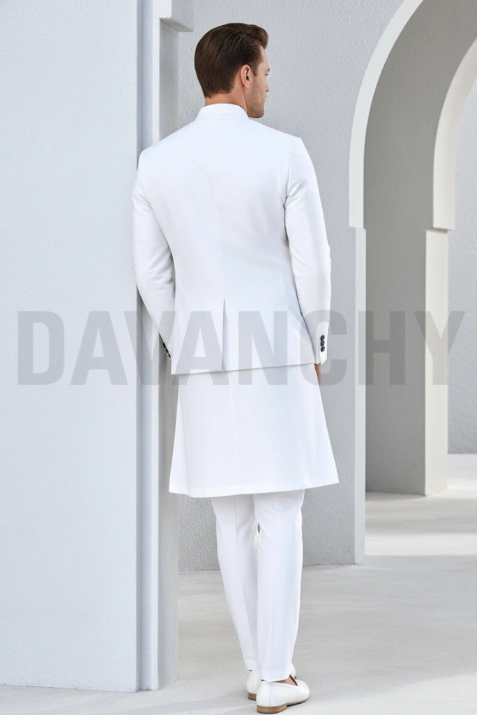 Premium Wedding Ethnic Jacket-Back