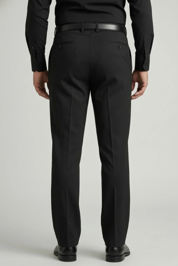 Classic Black Dress Pant-Back