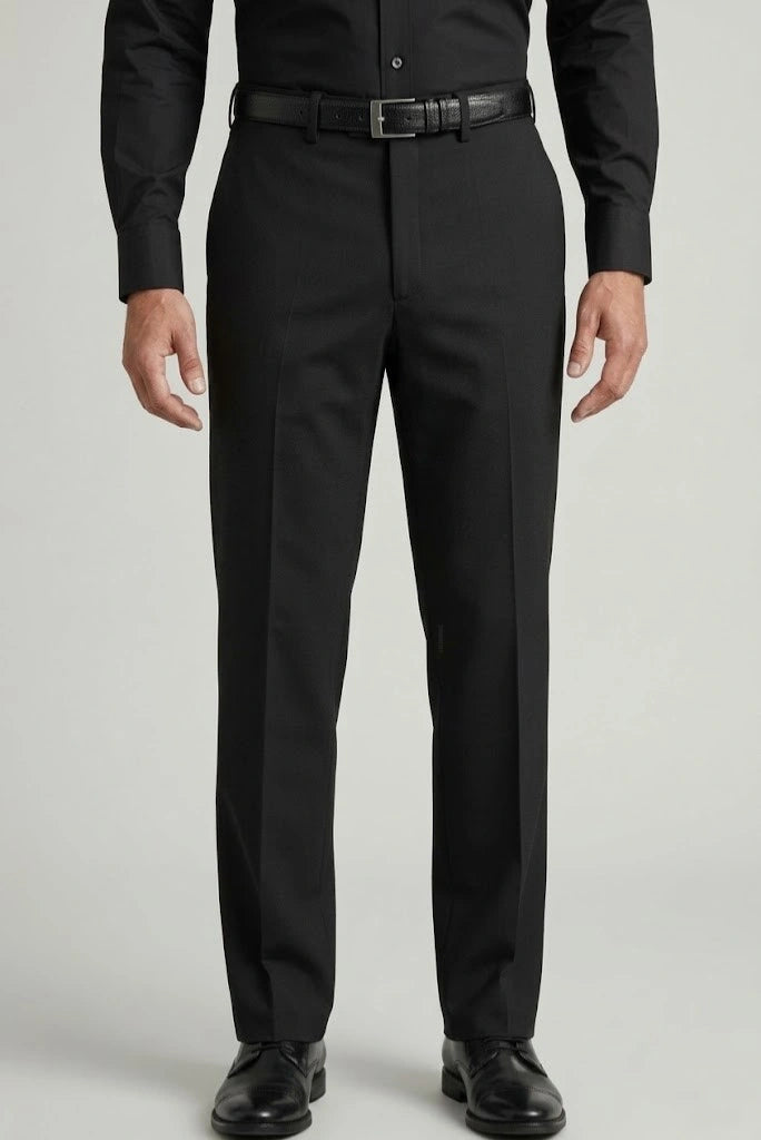Premium Black Formal Pant-Front