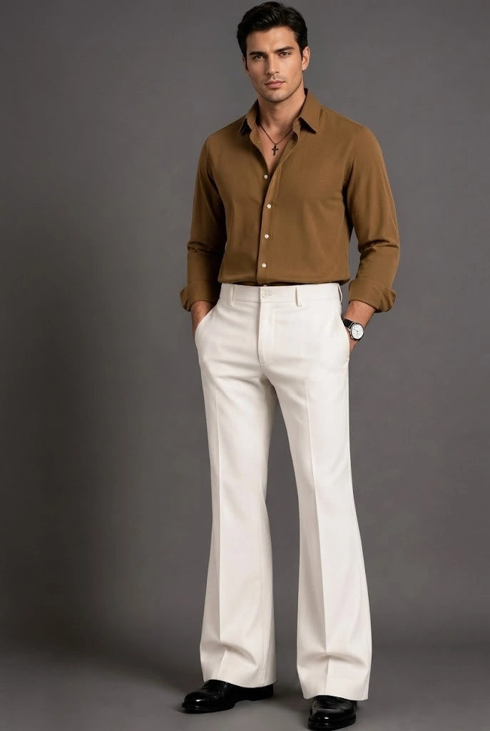 Off White Trouser Front Side