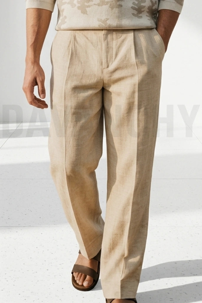 Stylish Summer Wear Linen Pant-Front