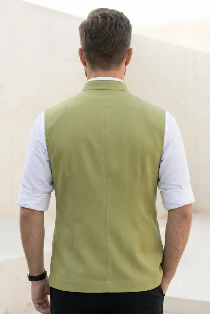 Men Stylish Safari Jacket - Back