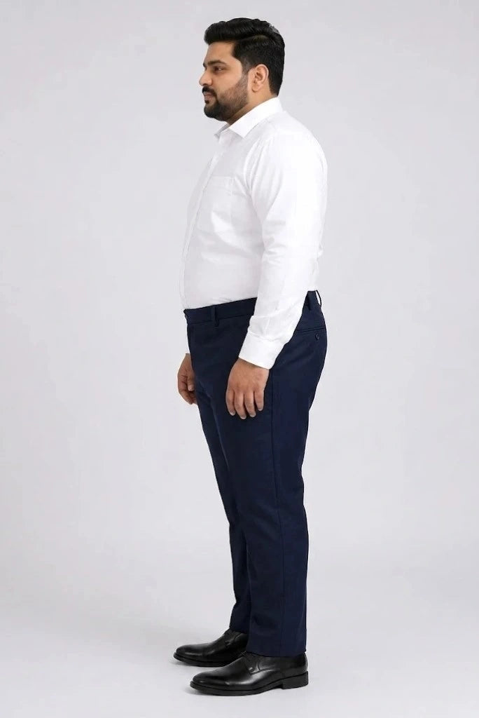 Navy Blue Business Wear Trouser for Men SIde