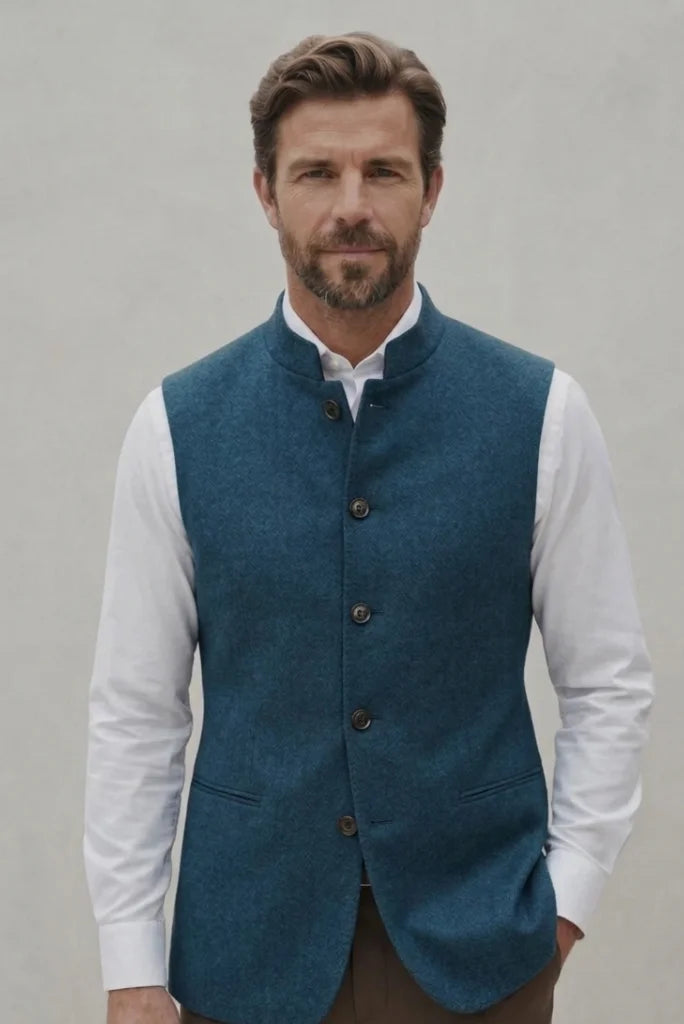 Men Tweed Stylish Jacket front