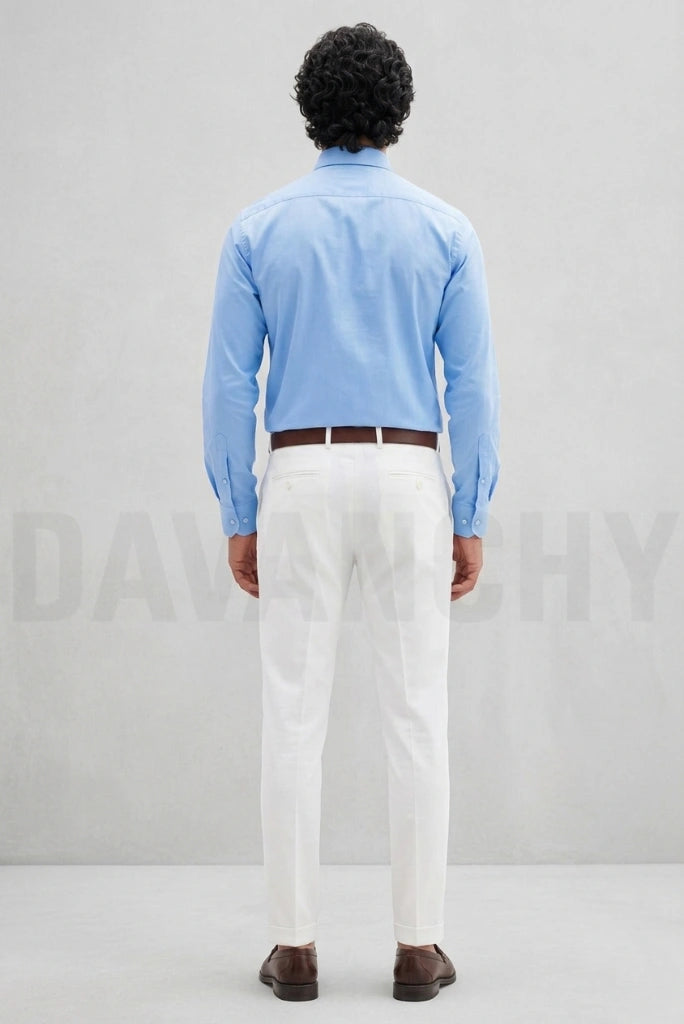 White Stylish Pant- Back