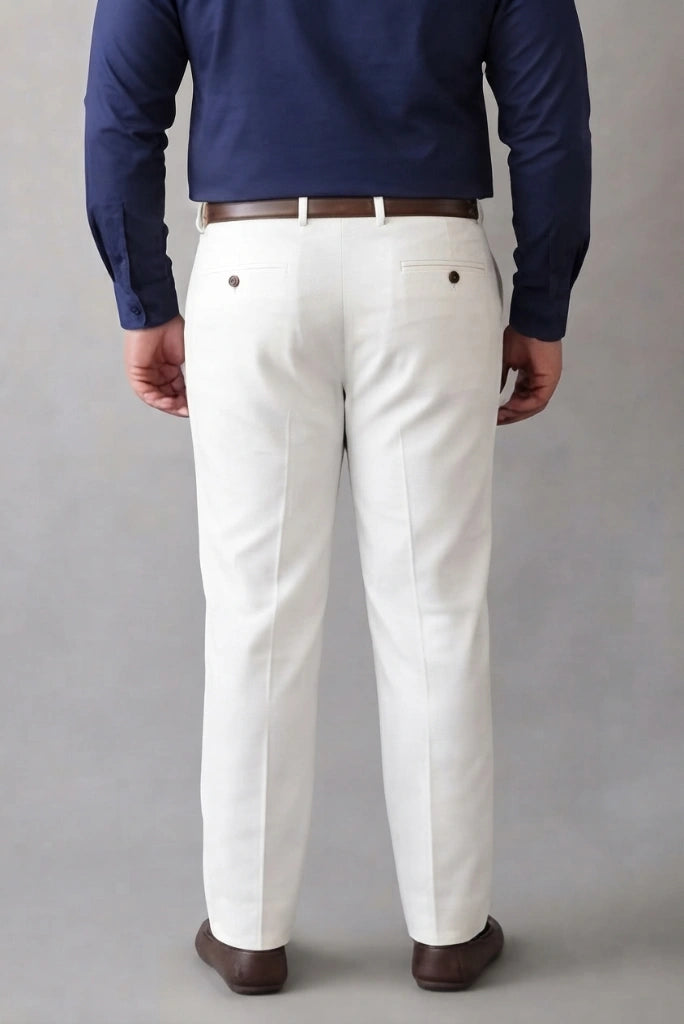  Plus Size Formal Pant for Men Back
