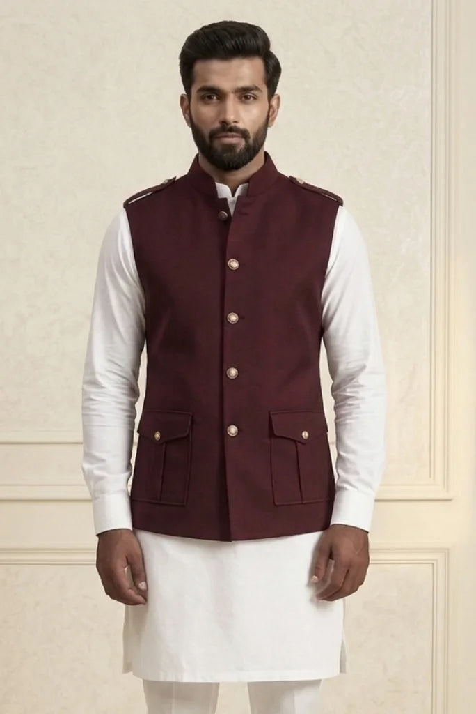 Wine Hunter Jacket for Men with Safari Style – Front