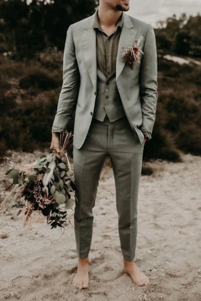 Men_green_three_piece-front