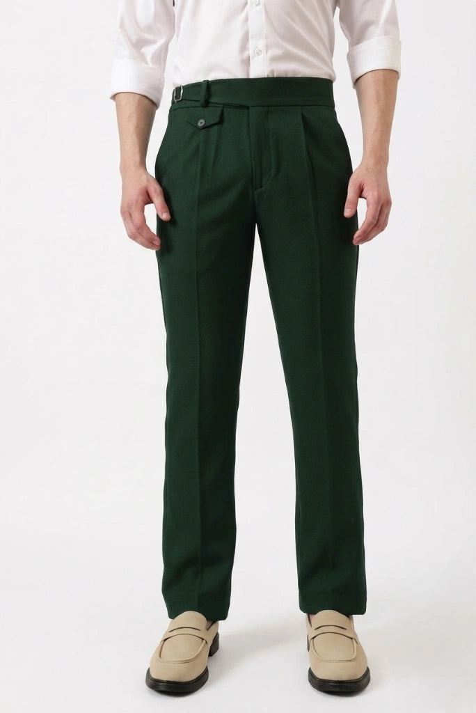 Men_s_Emerald_Green_Gurkha_Trouser_Front