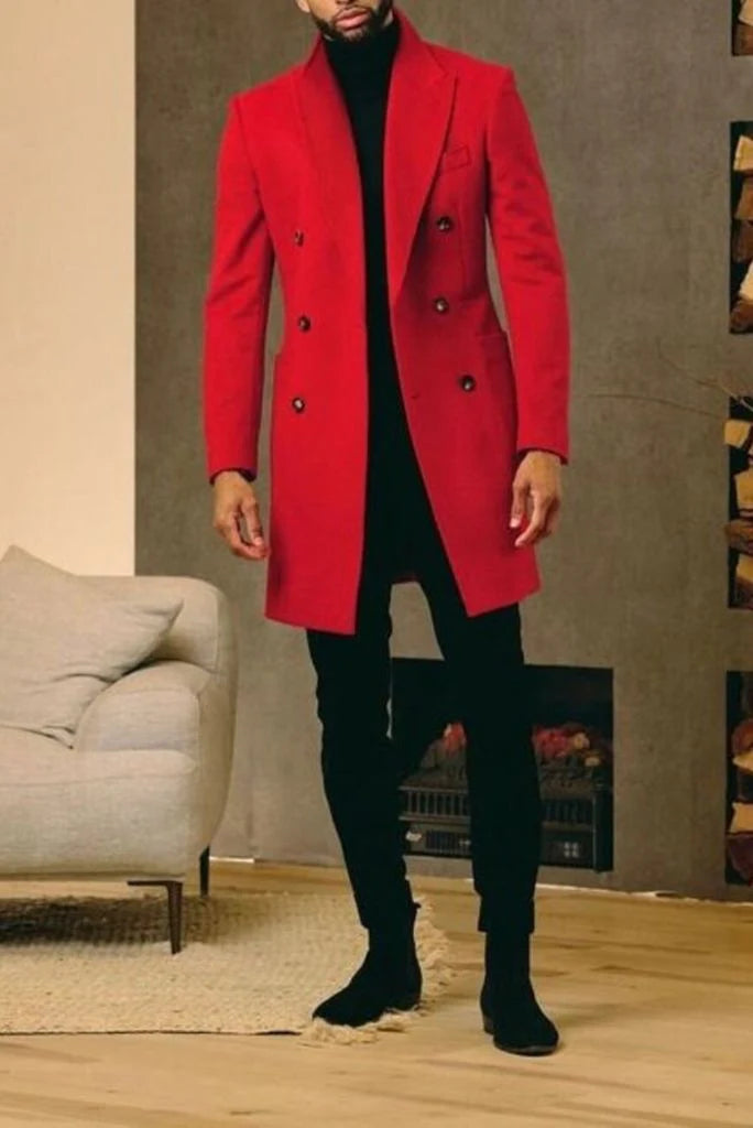 MensRedOverCoatTweed-Front