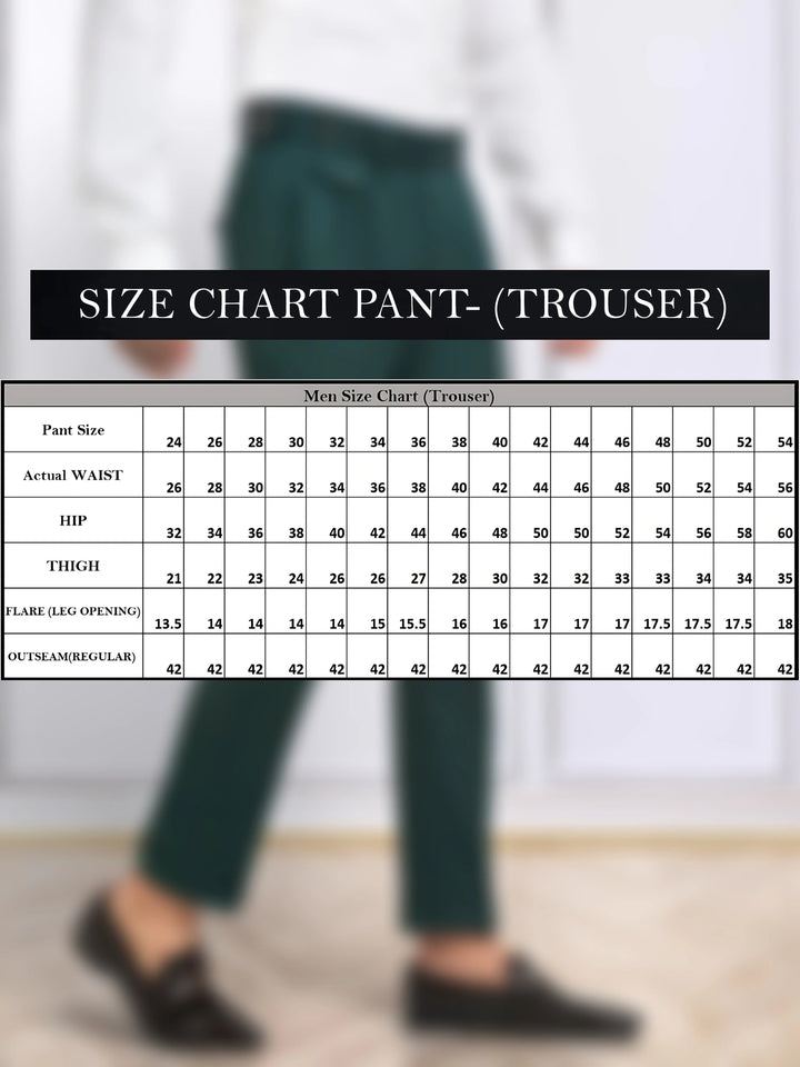 Men Light Grey Pleated Formal Flared Trousers Relaxed Fit Ready to Wear