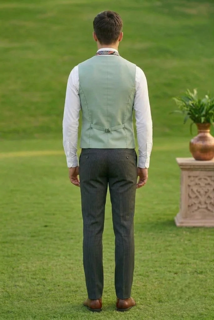 Sage_green_double-breasted_waistcoat_for_men_back_view