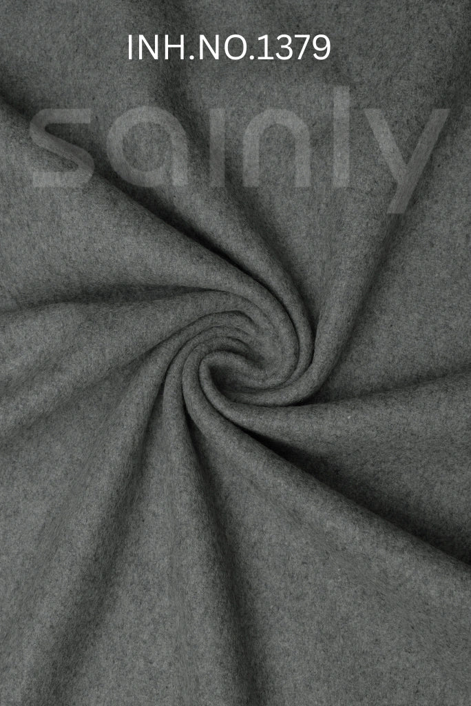 Sainly Gray Tweed fabric Swatches INH.NO 1379