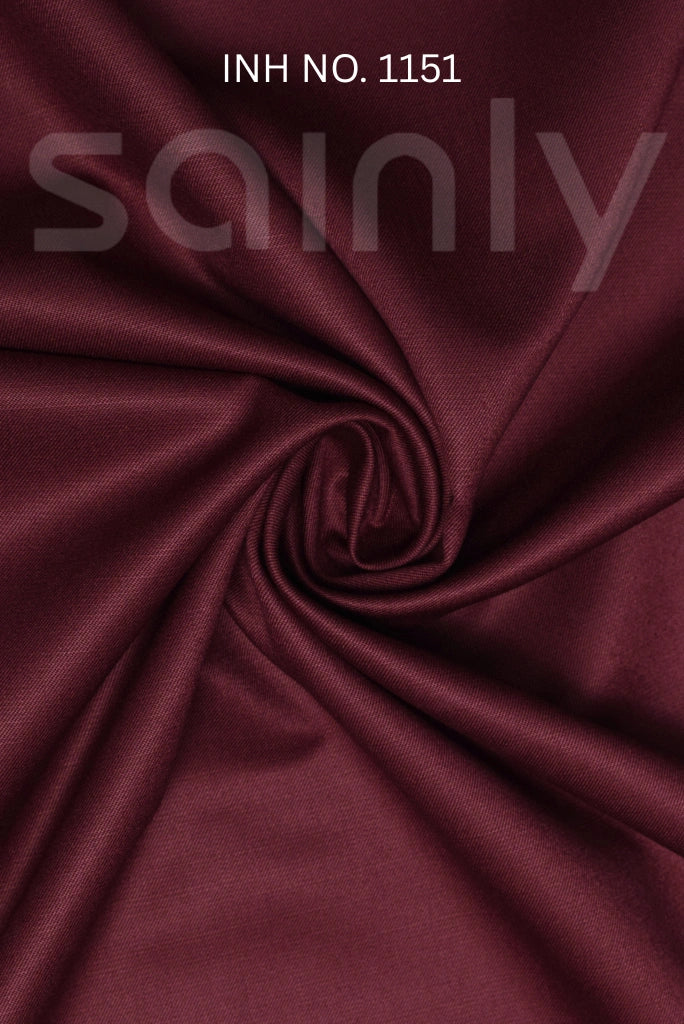 Sainly Maroon TR Fabric Swatches INH.NO.1151